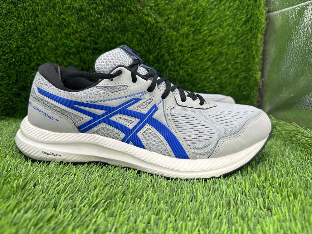 Asics Gel-Contend 7 1011B392 Athletic Sneaker Men's 9 Gray Mesh Jogging Running